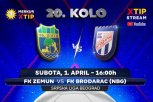 Derbi meč 20. kola Srpske lige – grupa Beograd, samo na Xtip Stream-u!