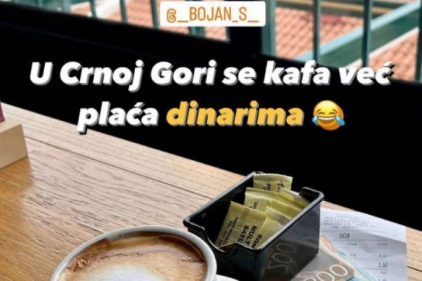POJAVILA SE HIT SLIKA NA DRUŠTVENIM MREŽAMA! U Crnoj gori se od sda plaća dinarima?! IZBORI DONELI BROJNE PROMENE?! (FOTO)