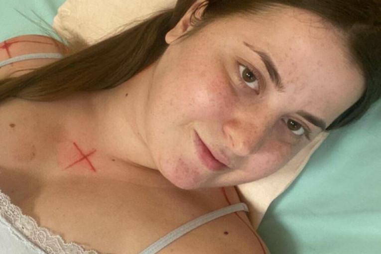 Mina Pošarac u bolnici