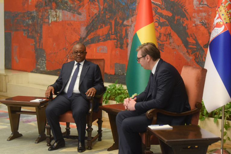 Umaro Sisoko Embalo i Aleksandar Vučić