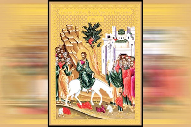 SRPSKI TELEGRAF DARUJE: Uz današnji broj POKLON ikona Cveti u ZLATOTISKU!