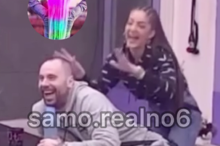 Anđela Đuričić imitira Zvezdana Slavnića iza leđa Zadruga 6