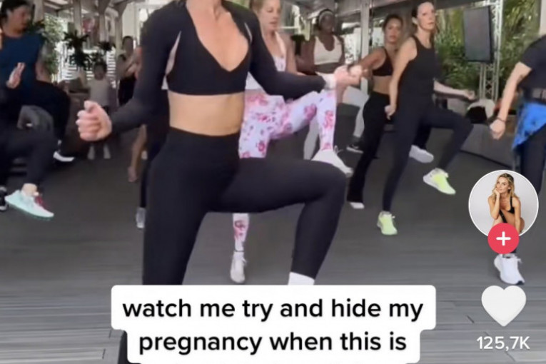 Prvi trening kada je saznala da je trudna