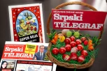 SRPSKI TELEGRAF DARUJE! Uz današnje štampano izdanje poklanjamo vam farbu za jaja - NE PROPUSTITE!