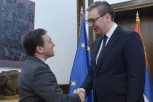 IZRAZIO SAM ZABRINUTOST ZBOG SVE UČESTALIJIH NAPADA NA SRBE NA KIM! Predsednik se sastao sa ministrom spoljnih poslova Španije! (FOTO)