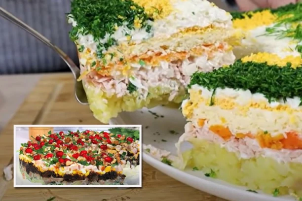 TRI SVEČANE SALATE: Ukusnije od ruske, sastojci se samo poređaju, a mogu zameniti i glavni obrok!