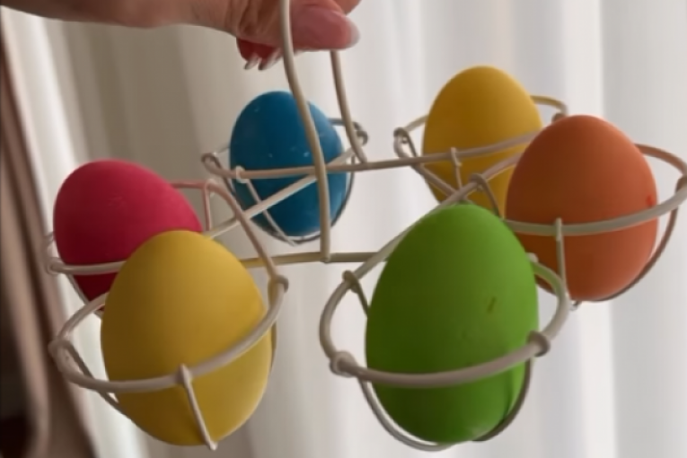 Danijela Dimitrovska ofarbala jaja