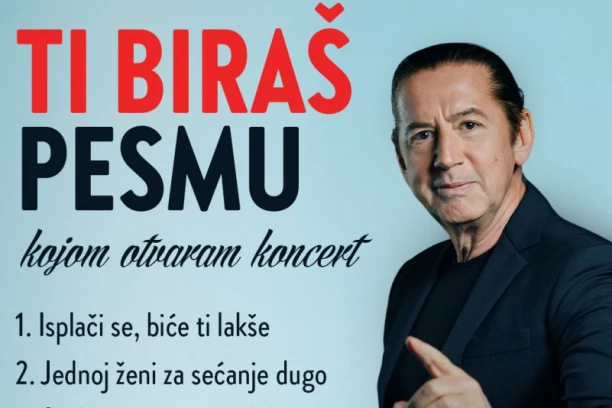 JAŠARU PUBLIKA IZNAD SVEGA: Obožavaoci biraju kojom će pesmom početi spektakl na Tašmajdanu!