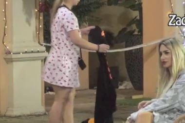 MILJANA PODMETNULA POŽAR U ZADRUZI: Kulićeva zapalila Zoline stvari, obezbeđenje hitno moralo da reaguje!