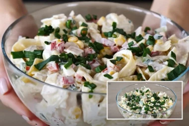 DVE PREUKUSNE SALATE SA KUVANIM JAJIMA: Ne zna se koja je lepša, a jedan sastojak izdvaja ih od svih drugih