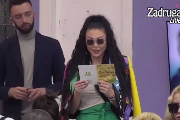 Maja Marinković dobila čestitku od Takija Zadruga 6 Uskrs 2023