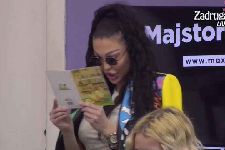 Maja Marinković dobila čestitku od Takija Zadruga 6 Uskrs 2023