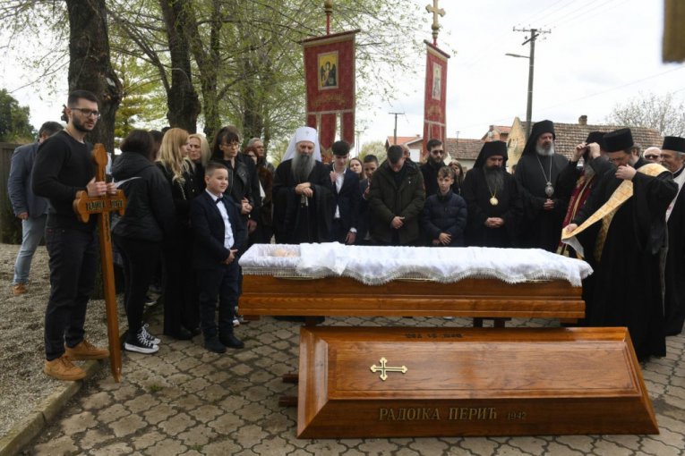 Patrijarh Porfirije na sahrani