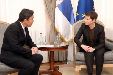 Brnabić primila japanskog ambasadora u oproštajnu posetu
