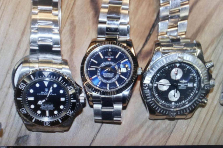 Satovi marke Rolex koji su zaplenjeni