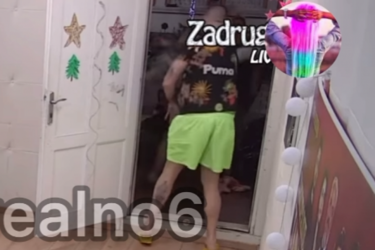 Filip Car nasilno gura Aleksandru Nikolić Zadruga 6