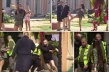 ZVEZDAN OPALIO ŠAMARČINU ANĐELI! Ljubavnici kao u ringu, Đuričićeva ga KRVNIČKI šutirala! (VIDEO)