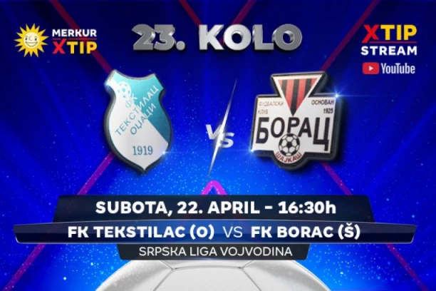 Derbi meč 23. kola Srpske lige - grupa Vojvodina, samo na Xtip Stream-u!