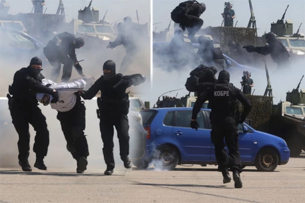 TERORISTI NAPALI SRBIJU, KOBRE ODMAH REAGOVALE: Fantastični kadrovi sa Batajnice, ovo morate da vidite!