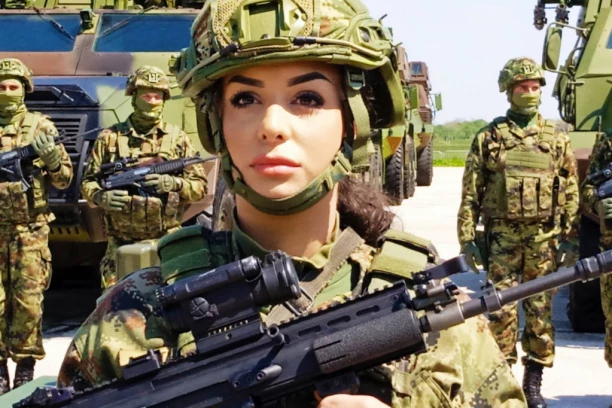 NE BRINI SRBIJO DOK TE TAMARA ČUVA! Lepotica u uniformi  je "ukrala" šou u Batajnici (FOTO)