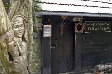 MISTERIOZNA CRKVA KOD PROLOM BANJE: Uvijene šljive krase Lazaricu - drevna energija krasi ovo svetilište