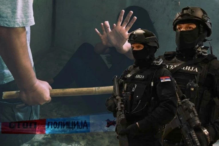 DRAMA NA ČUKARICI!  Specijalci sa dugim cevima hapsili nasilnika! Tukao ženu, a onda rođenoj braći pištoljem polomio lobanje i nos!