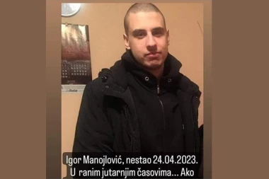 TRAGIČAN KRAJ POTRAGE! Pronađeno telo Igora (22) iz Valjeva!