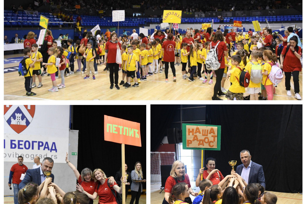 Atletski miting novobeogradskih predškolaca