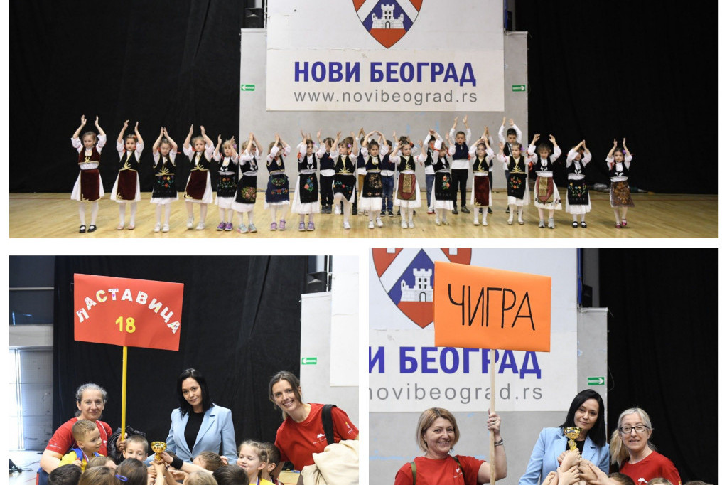 Atletski miting novobeogradskih predškolaca