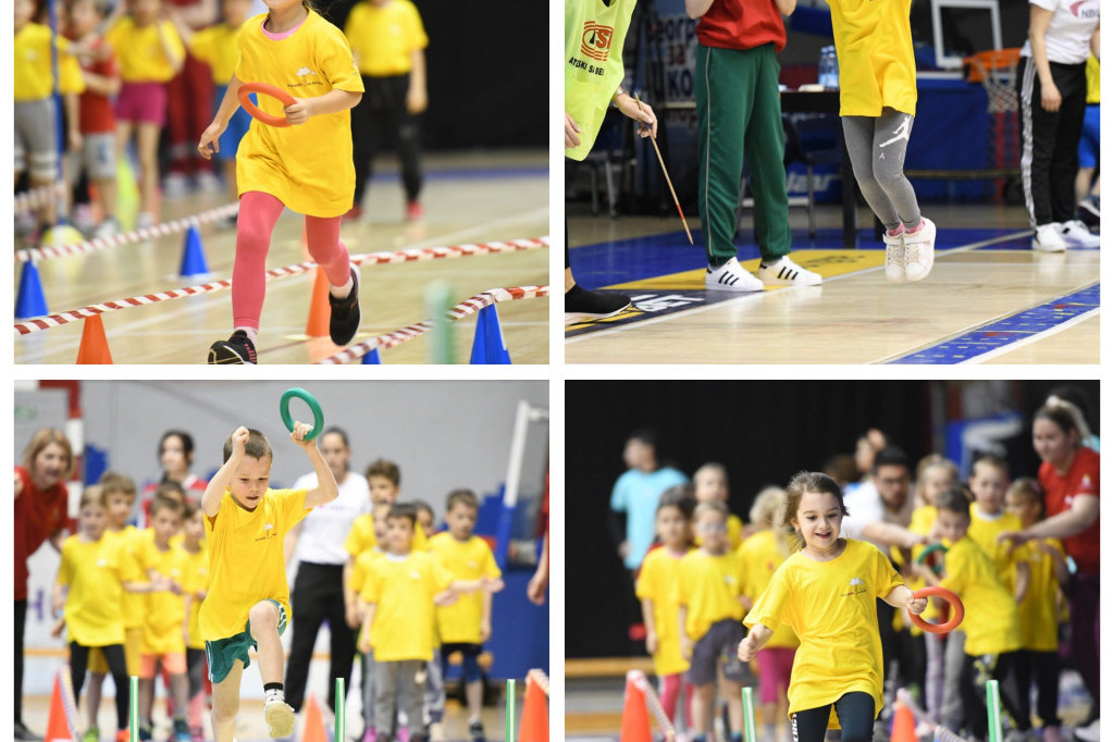 Atletski miting novobeogradskih predškolaca