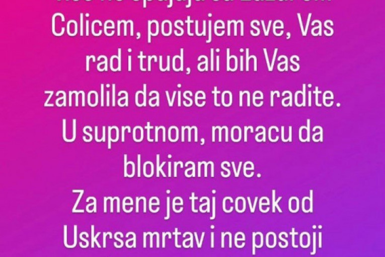 Miljana Kulić i Lazar Čolić Zola Zadruga 6