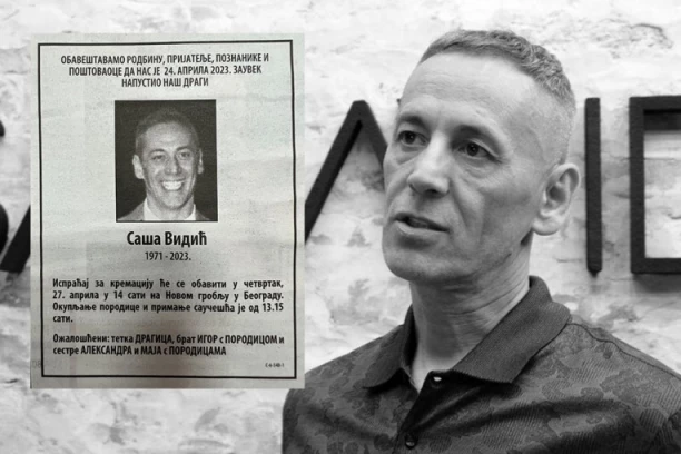 PRVO OGLAŠAVANJE VIDIĆEVE PORODICE NAKON SMRTI: Tuga do neba, reči pogađaju pravo u srce! (FOTO)