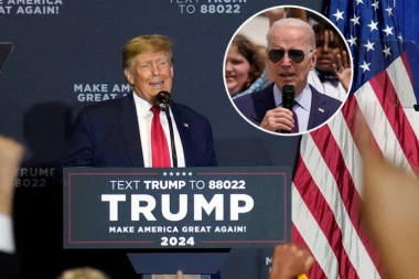 TRAMPOVA URNEBESNA IMITACIJA BAJDENA! Žestoka sprdnja - pa ozbiljna pretnja: Uništićemo duboku državu i objaviti dokumente o špijunaži! (VIDEO)