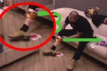 ZVEZDANU ŠIKLJA KRV IZ NOGE: Slavnić unakazio sebe kao Dejan Dragojević! (UZNEMIRUJUĆI VIDEO)