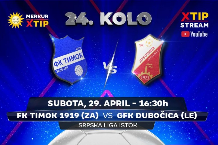 Meč Srpske lige – grupa Istok, samo na Xtip Stream-u!