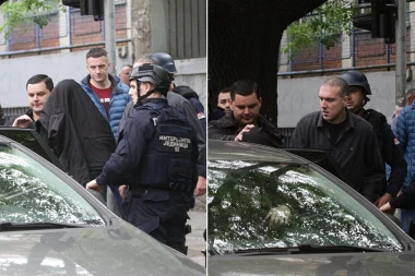 FOTOGRAFIJE HAPŠENJA UČENIKA KOJI JE IZVRŠIO KRVAVI PIR: Otvorio vatru u školi na Vračaru, POLICIJA GA EKSPRESNO LIŠILA SLOBODE! (FOTO)