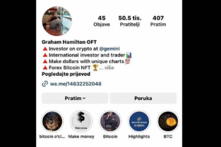 Sergej Pajić, obaveštenje