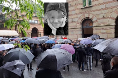 PRERANO SI OTIŠLA! ČUVAJ ME ODOZGO: Jecaji na Novom groblju, prijatelji i rodbina se opraštaju od Sofije Negić, reči jedne drugarice ODZVANJAJU (FOTO/VIDEO)