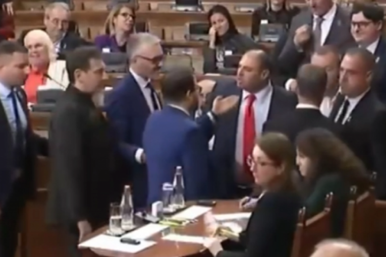OVAKVU SRAMOTU SRBIJA NE PAMTI! Divljali u skupštini, sad pozivaju na proteste protiv nasilja