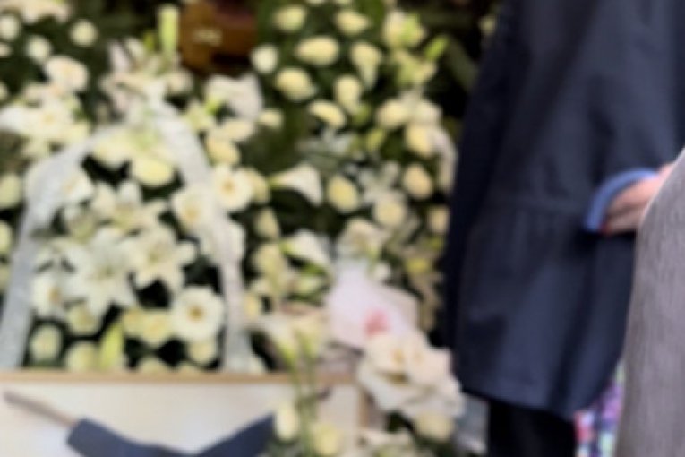 Sahrana Ane Božović na Novom groblju