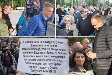 ZAVRŠEN PROTEST POLITIČKIH PARTIJA (FOTO)