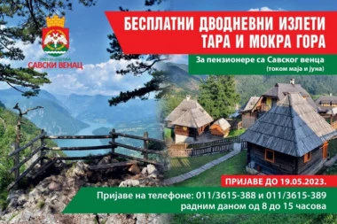 Iznenađenje za penzionere Savskog venca: BESPLATNI IZLETI NA TARU I MOKRU GORU! Evo do kad možete da se prijavite