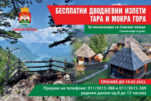 Iznenađenje za penzionere Savskog venca: BESPLATNI IZLETI NA TARU I MOKRU GORU! Evo do kad možete da se prijavite