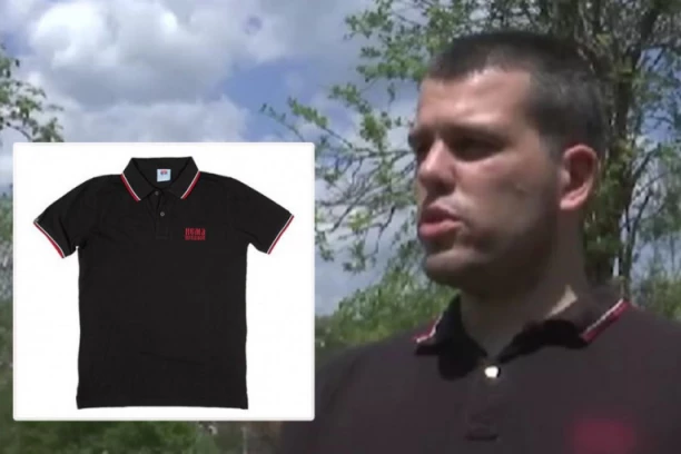 RTS BRUKA - ODREKLI SE KOSMETA?! Smeta im natpis "Nema predaje" na majici, blurovali ga na prilogu iz Medveđe!