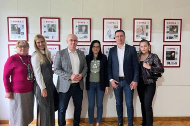 "BORBINA" IZLOŽBA OTVORENA U ZAMKU KULTURE BELIMARKOVIĆ (FOTO)