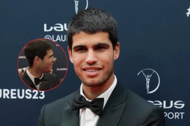 OSMEH KOJI NEMA CENU: Alkaras UGLEDAO svog idola, Španac ostao bez teksta (VIDEO)