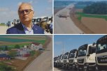 POVEZAĆEMO DVE ZEMLJE: Ministar Vesić u Bijeljini, na drugoj strani gradilišta (VIDEO)