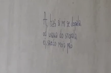 OSVANULA TAJANSTVENA PORUKA NA ZIDOVIMA ZADRUGE: Njena posveta će vas zgranuti! (VIDEO)