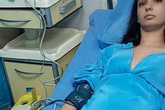 Sandra Valterović u bolnici