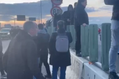 PSOVKE I OBRAČUN NA GAZELI: Protestanti se posvađali, ne znaju gde biju (VIDEO)